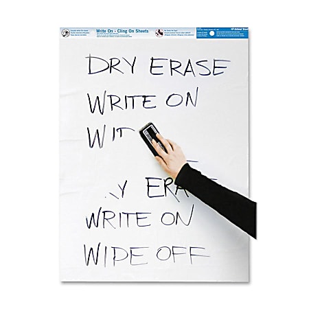Avery Write On Cling Sheets 27 x 34 Plain White Paper 35 Sheets - Office  Depot